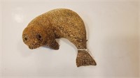 Carved Dried Sea Sponge Seal