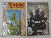 TUROK #1 COMIC FOIL & MARVEL CALL OF DUTY COMICS