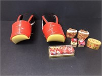 Chinese shoes, mini decor shoes & worry dolls
