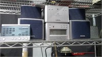 AIWA CD PLAYER AND SPEAKERS