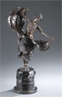 Art Deco bronze of a dancer. 20th cen.