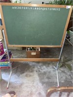 Vintage Chaulk Board & Stand (32" Wide)