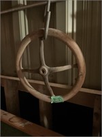 Wood steering wheel