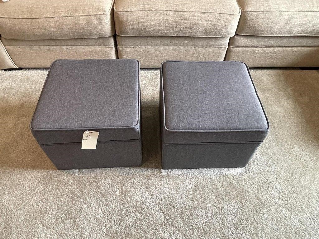 2PC STORAGE OTTOMANS