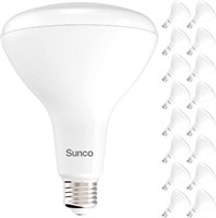 Sunco Lighting 16 Pack BR40 LED Light Bulbs, Indo