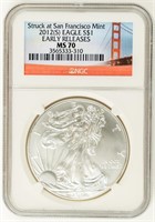 Coin 2012(S) Silver Eagle Early Releases-NGC-MS