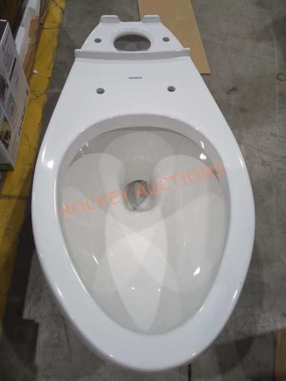 Gerber Elongated Toilet Bowl White
