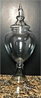 Large Apothecary Style Glass jar & Lid