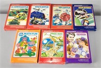 7 Vintage Intellivision Video Games w/ Boxes