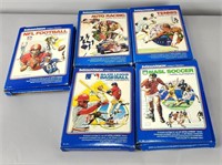 5 Intellivision Sports Video games 1979-1980