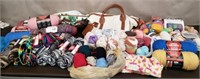 Lot of Acrylic & Cotton Yarn, Scrubbers & Tote