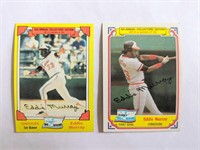 2 Eddie Murray Drake's Big Hitters Cards 1982 1984