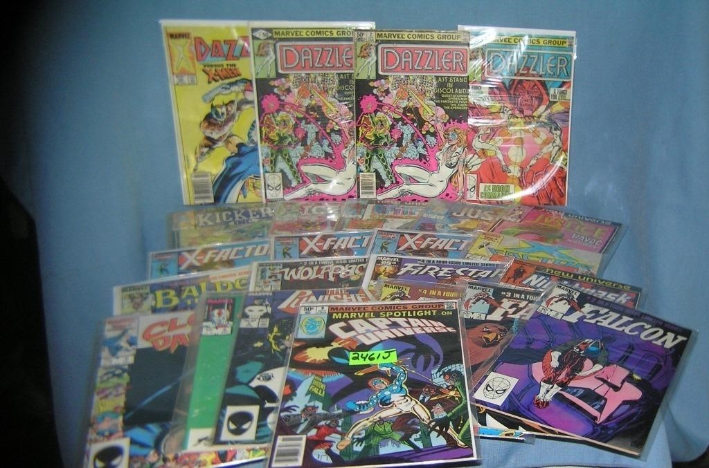 Large group of vintage Marvel comic books