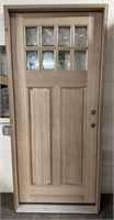 36 x 80 solid mahogany exterior door
