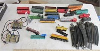 Train engines & cars, track & controllers