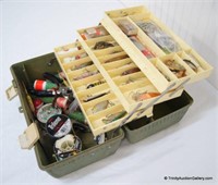 Fishing Lures & Tackle in Old Fishing Tackle Box