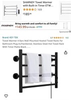 Heated Towel Rack (New)