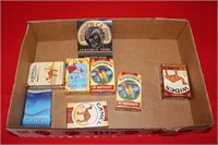 Box of Misc. Cigarette Boxes