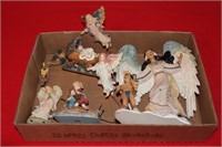 Box of Misc. Angel Figurines