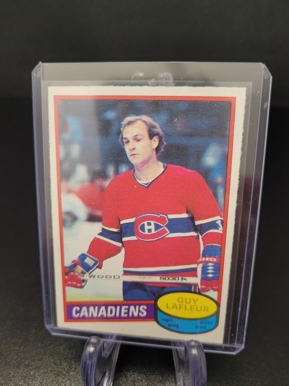 1980 O Pee Chee, Guy Lafleur hockey card