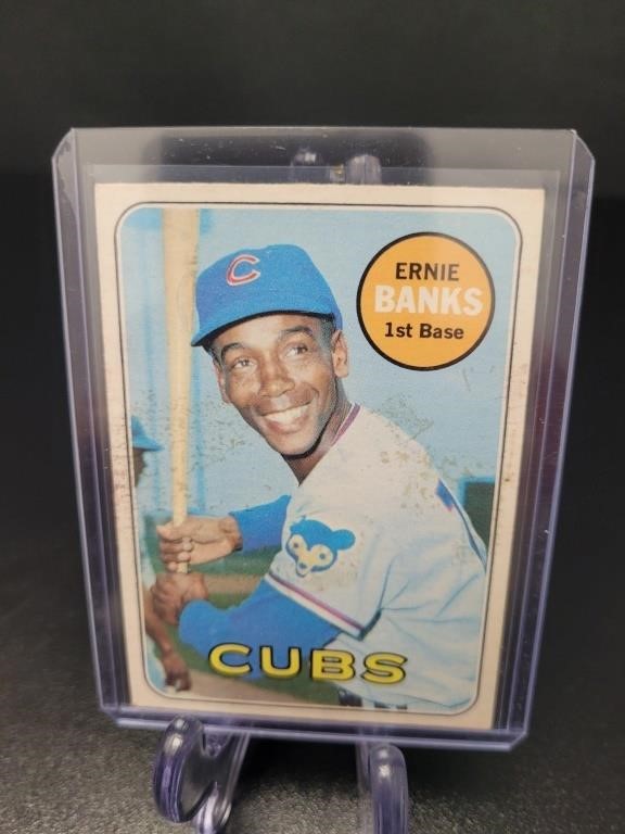 1969 Topps, Ernie Banks baseball card