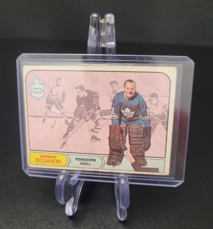 1968-69 O Pee Chee, Johnny Bower hockey card