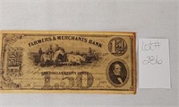 United States Civil War Era Replica Currency