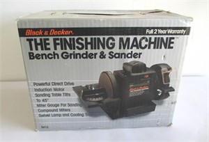 The finishing machine bench grinder