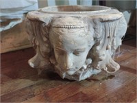 Wonderful Stoneware Chalk Face Pot