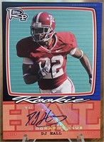 DJ Hall 2008 Topps Rookie Progression Auto