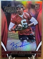 Dres Anderson 2015 Rookies & Stars Auto