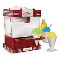 NOSTALGIA RETRO SNOW CONE MAKER HOLDS UP TO 20