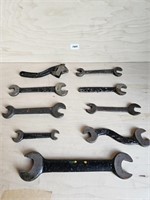 Lot of 9  Wrenches