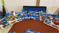 9 miscellaneous lot of New Hot wheels on card