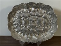 1980 Arthur Court Seashell Motif Platter Bowl