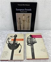 3 x Hardcover Sword Reference Books