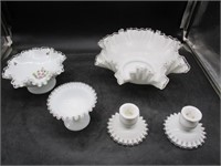 Fluted Bowls, Candle Sticks