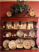 Large Collection of Italy & France Dishes w/ Decor