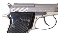 BERETTA MODEL 21A STAINLESS PISTOL, .22LR CALIBER