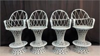 4 MCM Spun Fiberglass Bar Stools