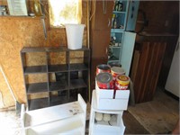 4-shelves & Old Cedar chest (Has Damage)