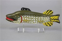 Jim Nelson 8" Northern Pike Fish Spearing Decoy,