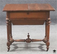 Antique Sewing Table w/2 Drawers