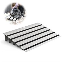 Nuvium 5" Rise Threshold Ramp, Aluminum Door Entry