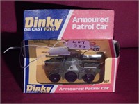 Dinky toy armoured patrol car