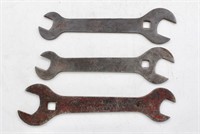 (3) Vintage CASE Tractor Wrenches