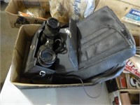 Binoculars & tote bag