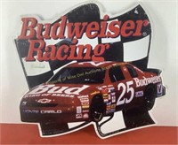 * Budweiser racing tin 33 x 29