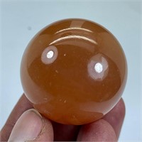 408 CTs Top Quality Honey Calcite Sphere