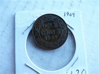Canada 1909  gros cent